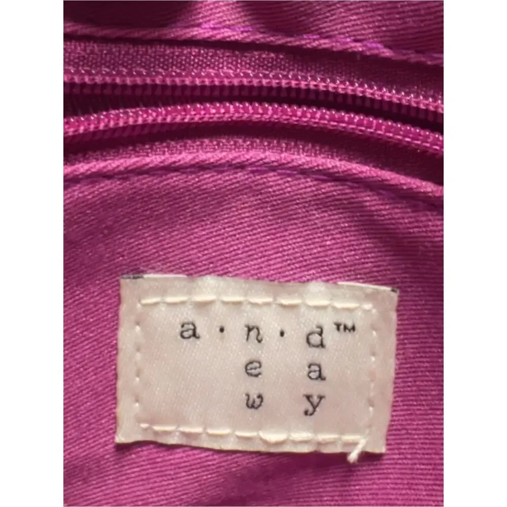 a.n.a. Hot Pink Velvet Quilted Crossbody Bag Gold Chain Turn Lock Purse